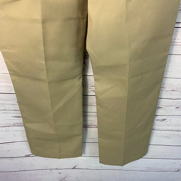 Dickies Women's Original Work Pants Size 16R (38 x 31) Mid Rise Khakis New - Picture 7 of 8